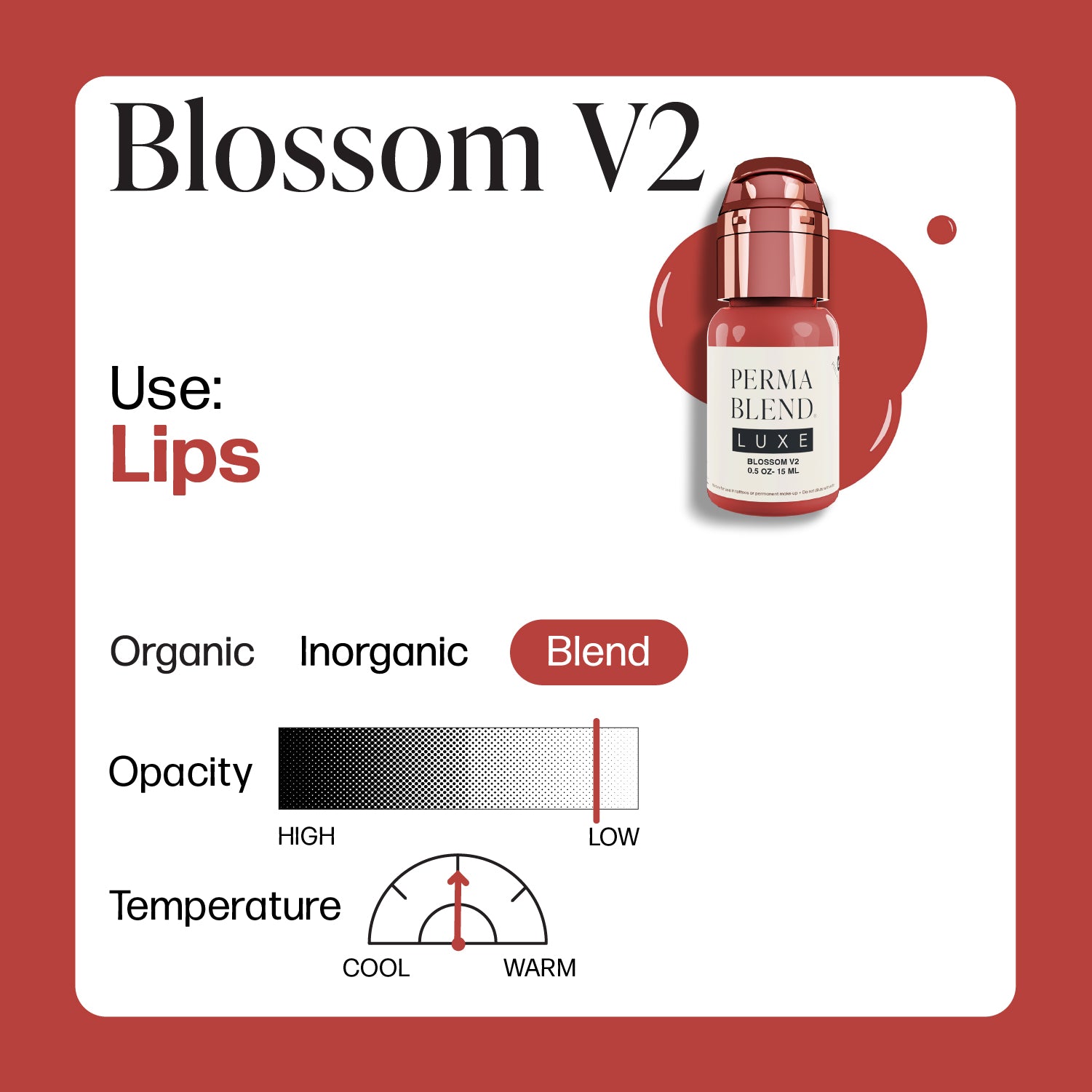 Perma Blend Luxe PMU Ink - Blossom V2 15ml