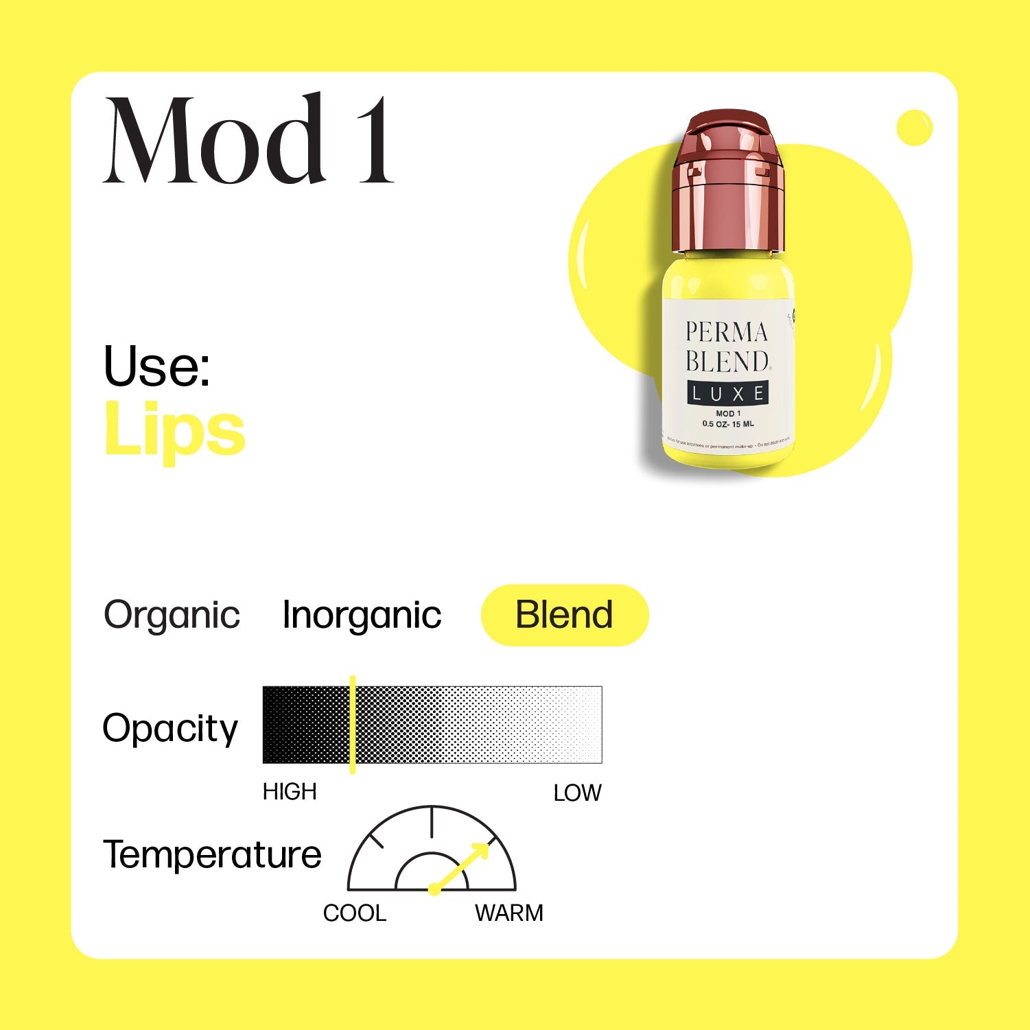 Perma Blend Luxe PMU Ink - Mod 1 15ml