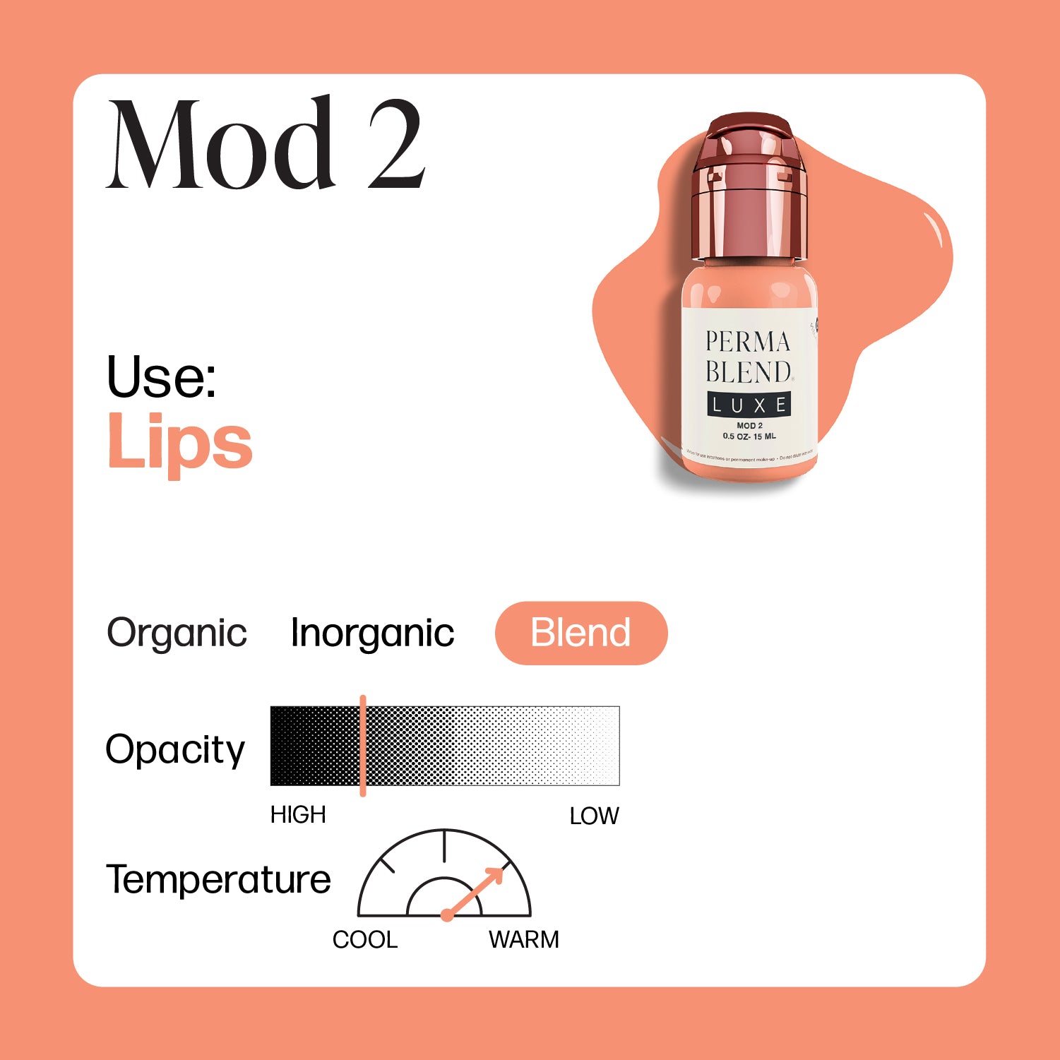 Perma Blend Luxe PMU Ink - Mod 2 15ml