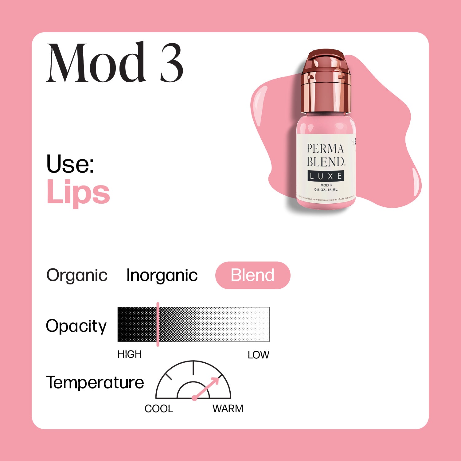 Perma Blend Luxe PMU Ink - Mod 3 15ml