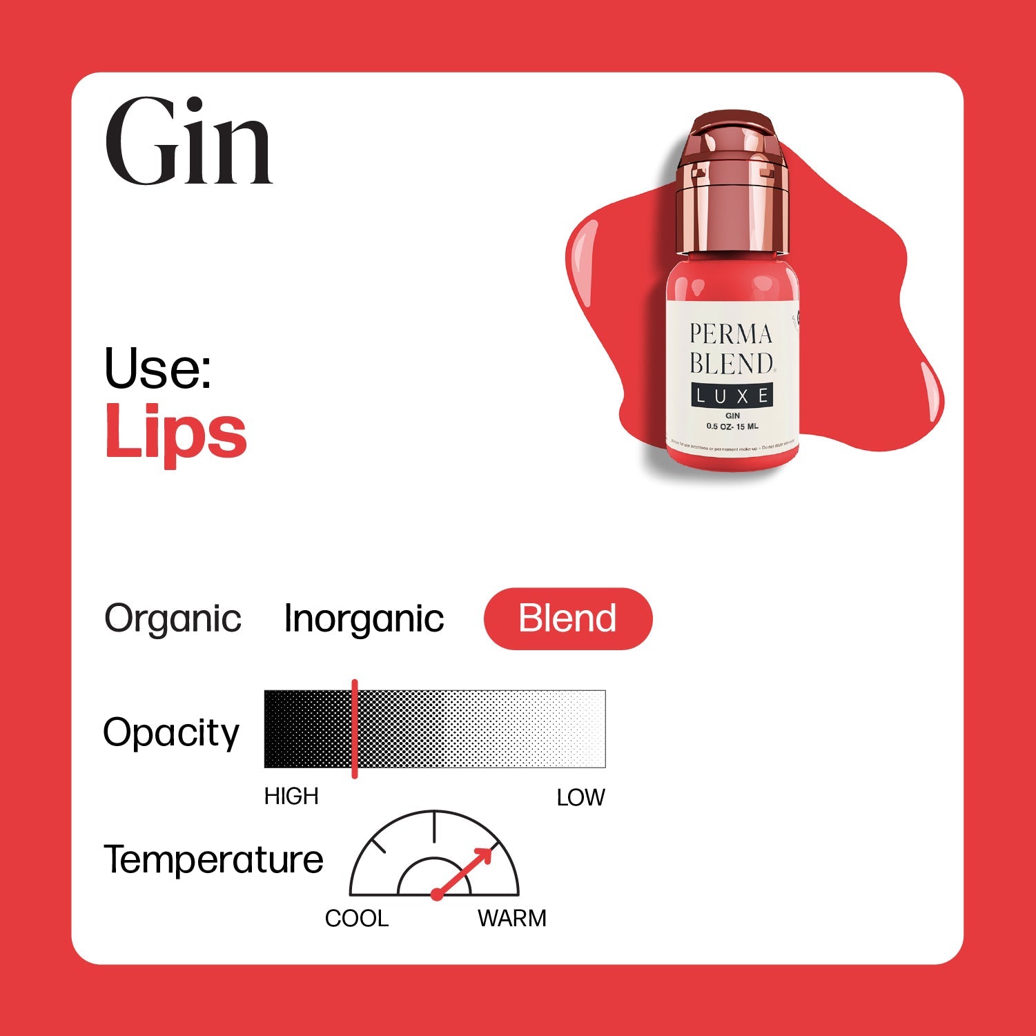 Perma Blend Luxe PMU Ink - Gin 15ml