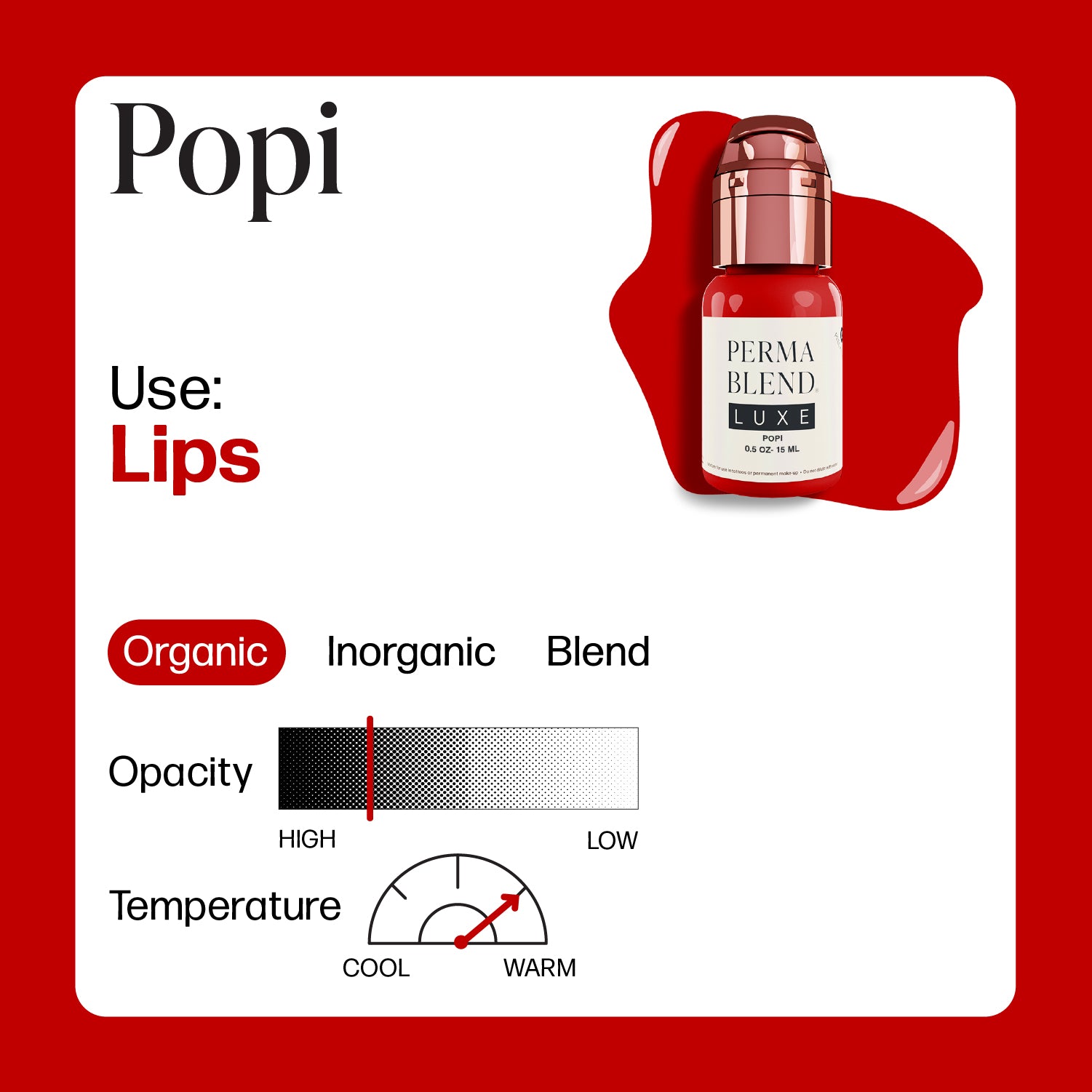 Perma Blend Luxe PMU Ink - Popi 15ml
