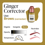 Perma Blend Luxe PMU Ink - Ginger Corrector 15ml