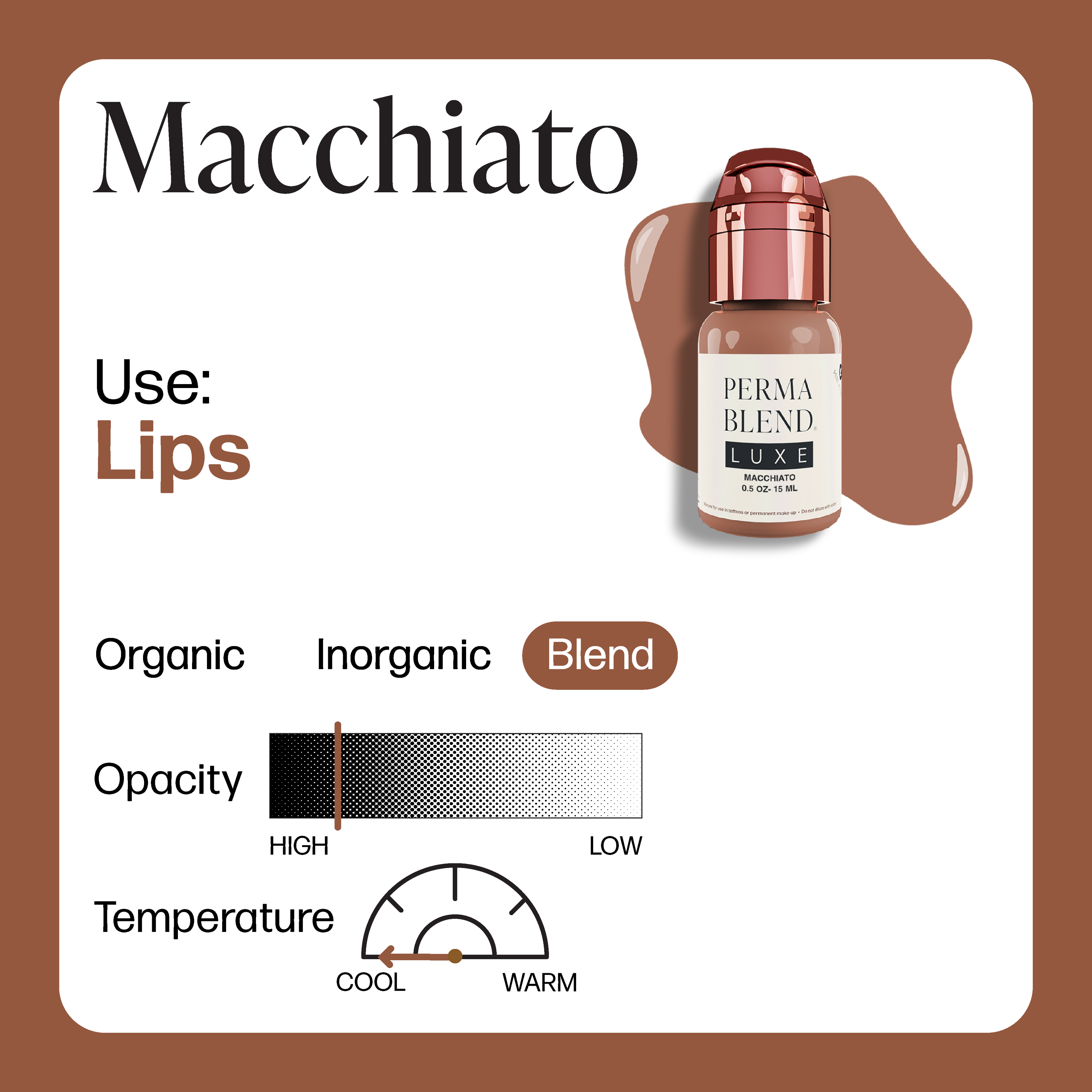 Perma Blend Luxe PMU Ink - Macchiato 15ml