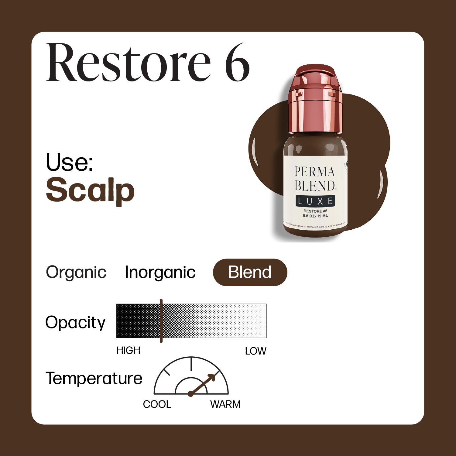 Perma Blend Luxe PMU Ink - Stevey G. Restore #6 15ml