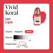 Perma Blend Luxe PMU Ink - Vivid Koral 15ml