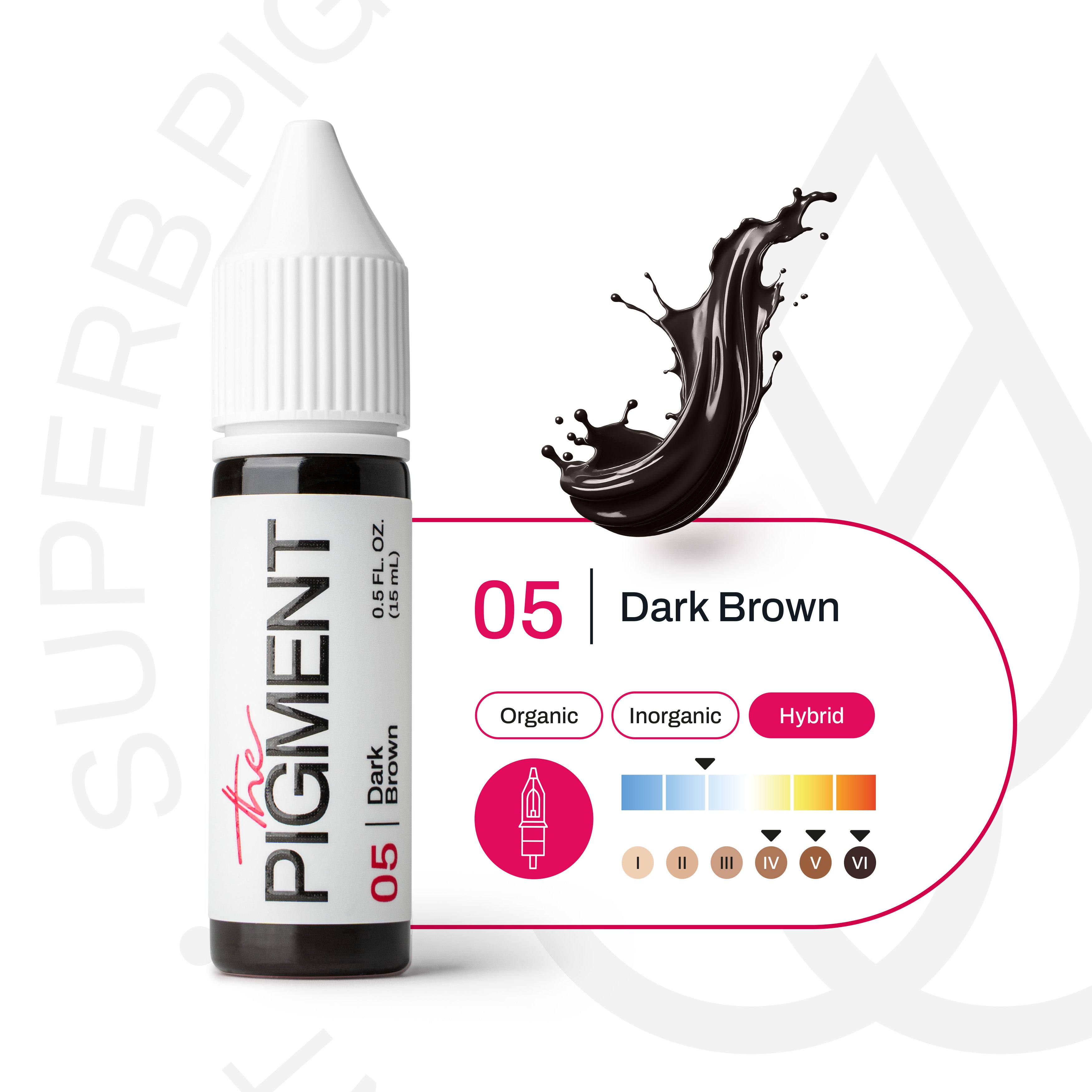 The Pigment - 05 Dark Brown - 15ml