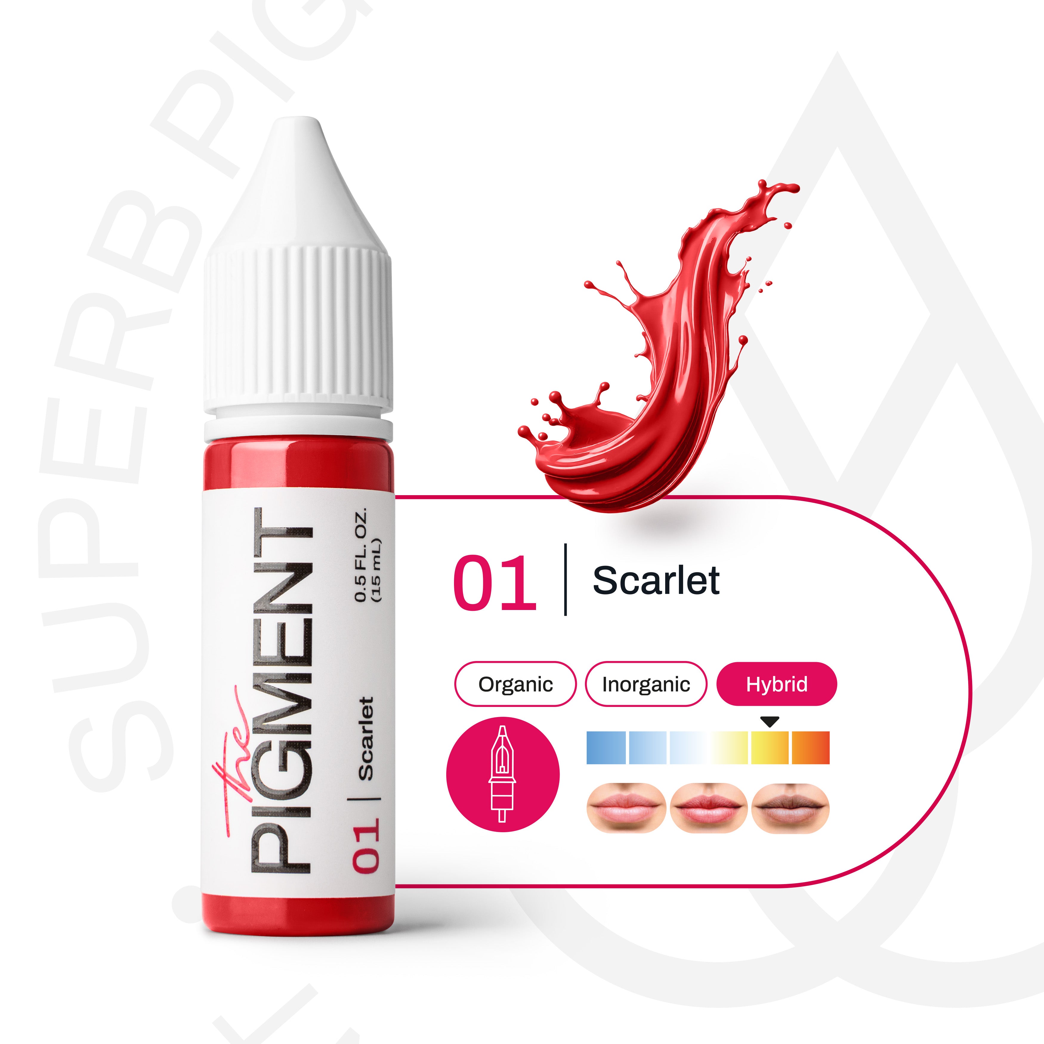 The Pigment - 01 Scarlet - 15ml