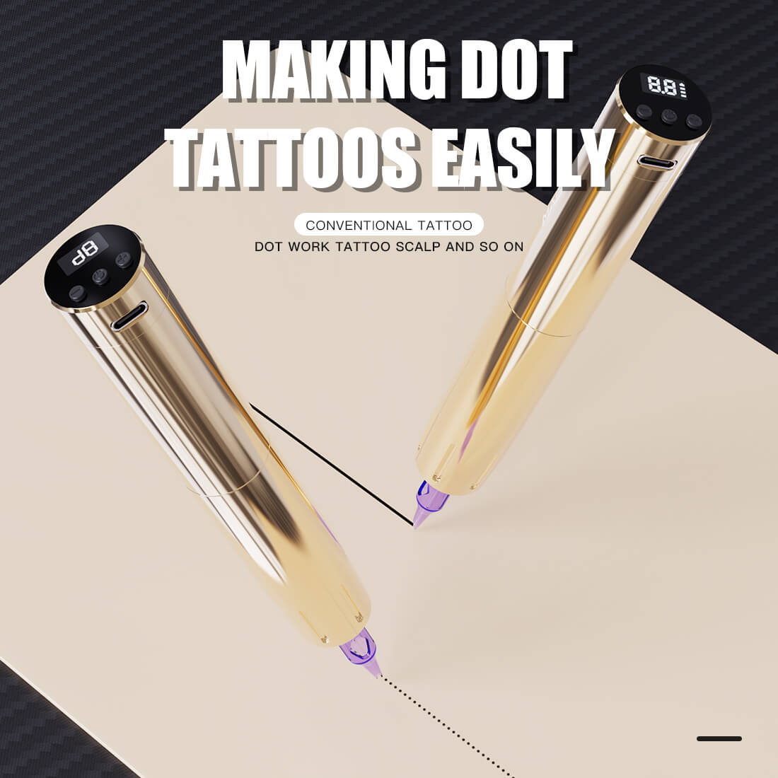 Wireless Tattoo Machine With 3.0MM Stroke | Mast Tour Y22