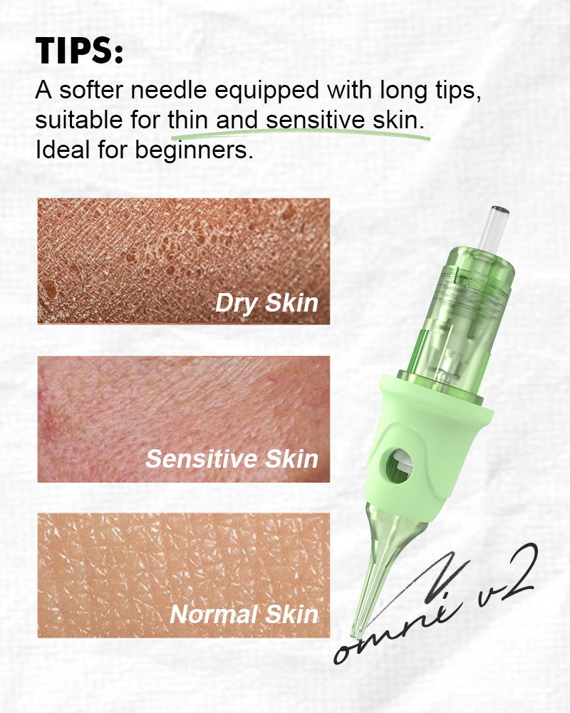 POPU - Omni Cartridge 1-round liner medium taper  - 16pcs