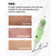 POPU - Omni V2 Cartridge 3 - Round Liner Long Taper - 16pcs - The Perma